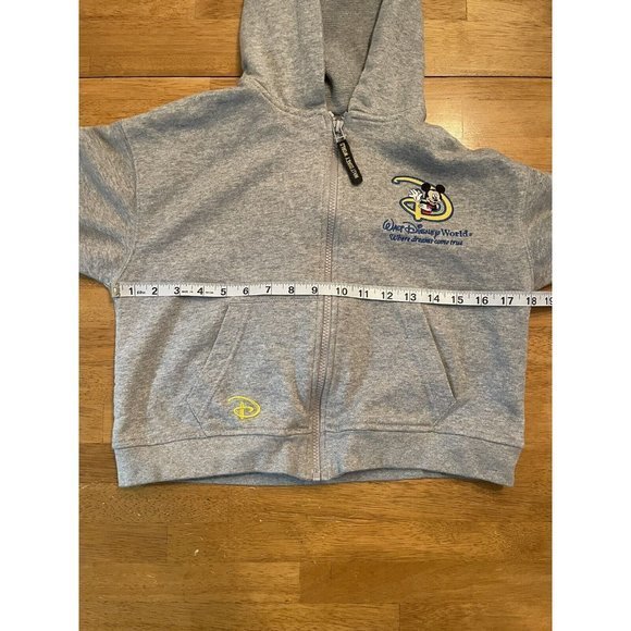 Walt Disney World Zip Up Hoodie Sweatshirt Toddler M “Where Dreams Come True" - Picture 6 of 8
